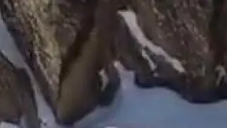 Lugar donde ha sufrido la caída mortal el montañero navarro fallecido en el pico Aspe.