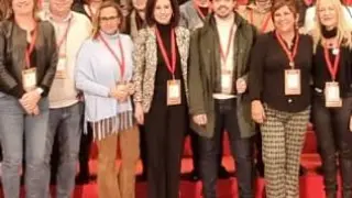 Delegación aragonesa en la convención nacional del PSOE