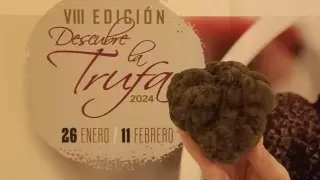 Presentación de Descubre la Trufa, en Aragonia Restaurante del Hotel Palafox de Zaragoza.