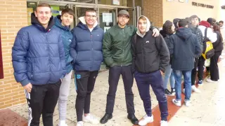 Enrique, Hugo, Diego, Alberto y Álex, estudiantes del grado de FP vinculado a renovables en Andorra