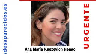 Desaparecida Ana María Knezevich Hena de 40 años en Madrid.