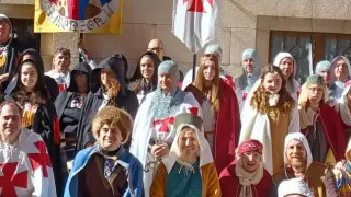 Instituciones, grupos y templarios han promocionado en Teruel el Homenaje a Guillem de Mont-rodón.