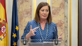 Francina Armengol comparece para dar explicaciones sobre la compra de mascarillas por parte del Gobierno de Baleares