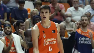 El zaragozano Jaime Pradilla, jugador del Valencia Basket.