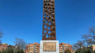 Monumento en Leganés (Madrid) que recuerda a las víctimas de los atentados del 11 de marzo de 2004.