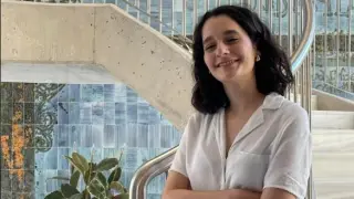 La joven investigadora María Abizanda Cardona