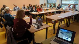 Reunión de trabajo del proyecto Pastorclim en la Escuela Politécnica de Huesca.