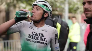 El ciclista aragonés Fernando Barceló (Caja Rural-Seguros).