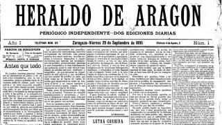 Portadas históricas de HERALDO DE ARAGÓN