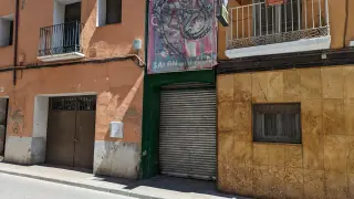El salón Jai Alai de Huesca se encuentra cerrado por orden municipal desde octubre de 2023.