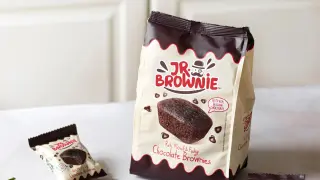 Los productos de JR. Brownie están certificados como kosher y halal, y son aptos para vegetarianos.