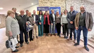 Delegación del PP de la provincia de Huesca en Almacellas (Lérida).