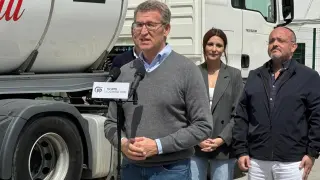 El líder del PP, Alberto Núez Feijóo, en Tortosa (Tarragona)