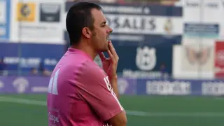 Javier Romero 'Romerito', entrenador del Caspe.