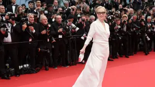 Meryl Streep en la alfombra roja de Cannes