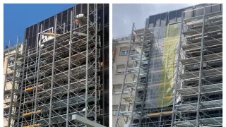 El edificio, antes y ahora