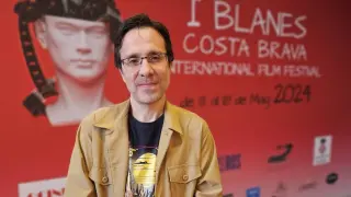 El director aragonés Germán Roda, en el Festival Internacional de Blanes (Gerona) el pasado fin de semana.