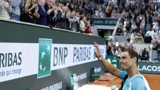 Rafa Nadal cae ante Alexander Zverev en Roland Garros FRANCE TENNIS