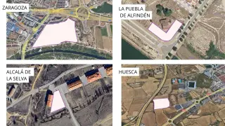 Los suelos y las estructuras están repartidos por Zaragoza, Huesca y Teruel.