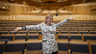 Ainhoa Arteta vuelve a cantar hoy en el Auditorio de Zaragoza, en una 'Carmen' con la Orquesta Reino de Aragón.