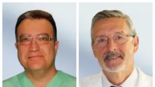 Los doctores Fernando Martínez Ubieto y Luis Javier López del Val.