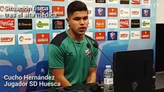 Cucho Hernández: "Si juego mejor, si no, esperaré con muchas ganas"