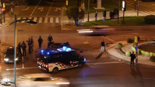 Detenidos dos jóvenes en Zaragoza por&nbsp;provocar un accidente en una carrera ilegal