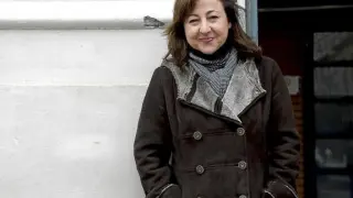 Carmen Machi, el pasado diciembre en Zaragoza.