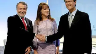 López Aguilar y Mayor Oreja se enfrentan por el aborto en un debate sin carga europea