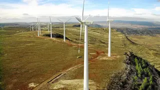 En Aragón funcionan 87 parques eólicos.