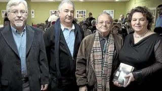 Joaquín Casanova, Mariano Ibeas, Miguel Ángel Marín e Inmaculada Marqueta.