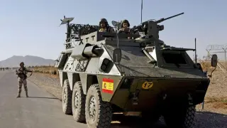 BMR, un vehículo blindado del Ejército español igual al siniestrado