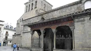 La catedral de Jaca, uno de los monumentos más destacados del conjunto histórico de la ciudad.