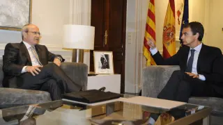 Montilla y Zapatero, tras la reunión sobre el 'Estatut'