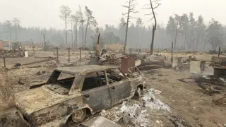 El fuego provoca el estado de emergencia en siete regiones rusas