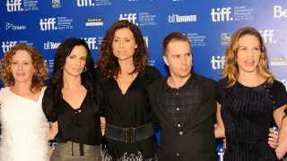 El reparto de 'Conviction' presentó la película en Toronto.