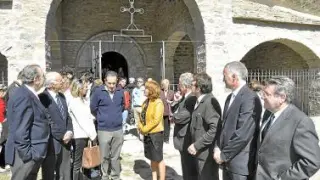Linás de Broto inaugura la restauración de su iglesia, que ha costado 400.000 euros