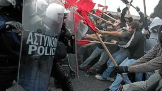 Nuevos enfrentamientos en Atenas