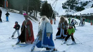 Los Reyes Magos ya han llegado esquiando en otras ocasiones