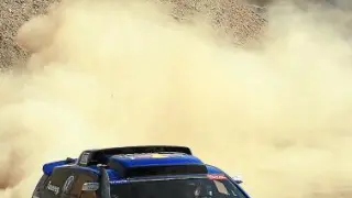 Carlos Sainz, en una etapa de un anterior Dakar