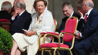 La reina Paola de Bélgica, una de las cinco casas reales que asisten a la ceremonia