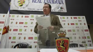 Arnaldo Félix, presidente de las peñas zaragocistas