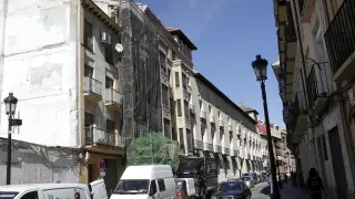 Andamios 'históricos' en Zaragoza