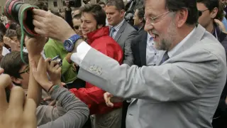 Rajoy, en su visita a Santiago de Compostela