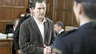 Santiago Mainar, durante la celebración del juicio en 2009.