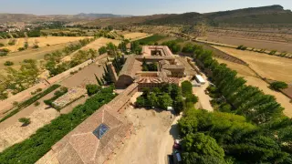 Vista del monasterio de Veruela, donde el viernes tendrá lugar la cata del Concurso Mundial de Garnachas.