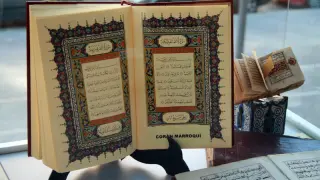 Detalle de un Corán marroquí
