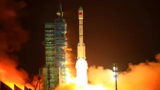 Lanzamiento del módulo espacial 'Tiangong 1'