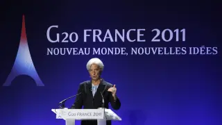 Christine Lagarde, en Cannes