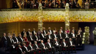 Ceremonia de entrega de los Premios Nobel en Estocolmo
